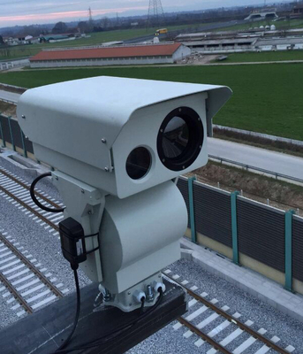 Kamera termowizyjna ze wzmocnieniem wojskowym HD Kamera PTZ na podczerwień dla zabezpieczenia granic