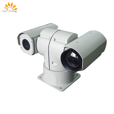 IP67 PTZ Kamery nadzoru podczerwonego H.264 Laser T-Shaped Dual-Sensor Thermal Camera