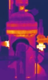 Przenośna kamera termiczna typu narzędzia o temperaturze o lekkiej masie IR do wykrywania w odległości 2 km