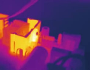 Przenośna kamera termiczna typu narzędzia o temperaturze o lekkiej masie IR do wykrywania w odległości 2 km