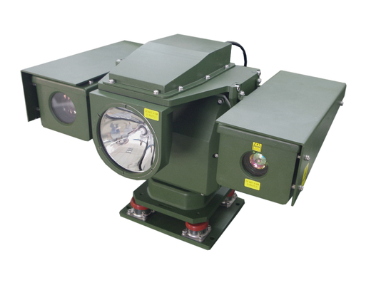 Zamontowany w pojeździe aparat lasera PTZ 1920 * 1080 Anti Shock dalekiego zasięgu Night Vision podczerwień